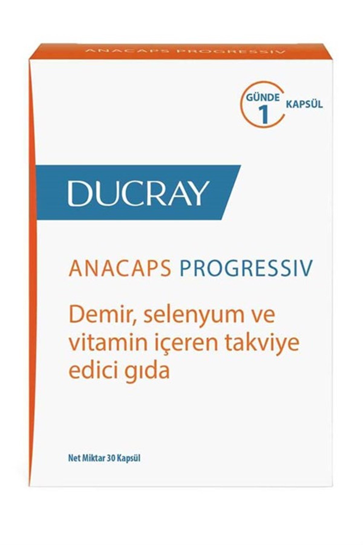 Ducray Anacaps Progressiv 30 Kapsül