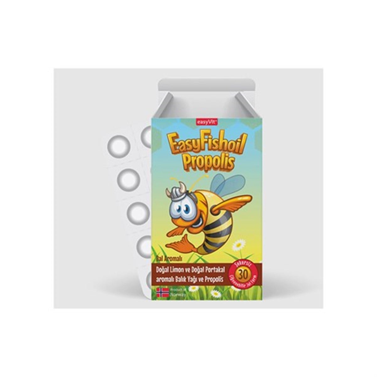 EasyFishoil Propolis Çğnenebilir 30 Jel Tablet