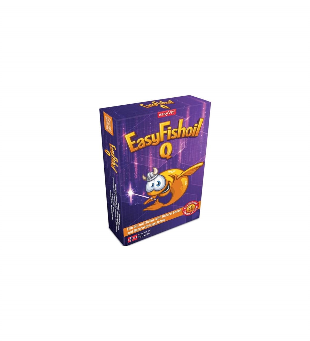 EasyFishoil Q Omega 3 Kolin Vitamin 30 Tablet-Easyvit