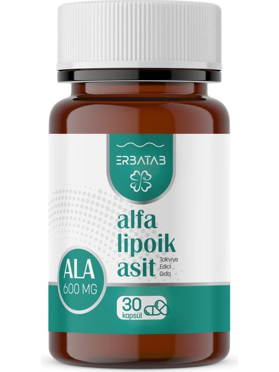 Erbatab Alfa Lipoik Asit 30 Kapsül-Erbatab