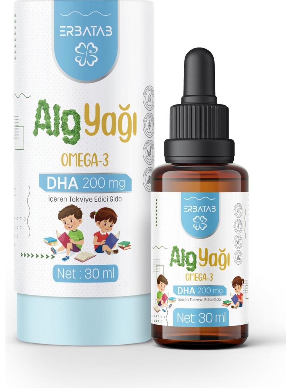 Erbatab Alg Yağı Omega3 30 ml-Erbatab