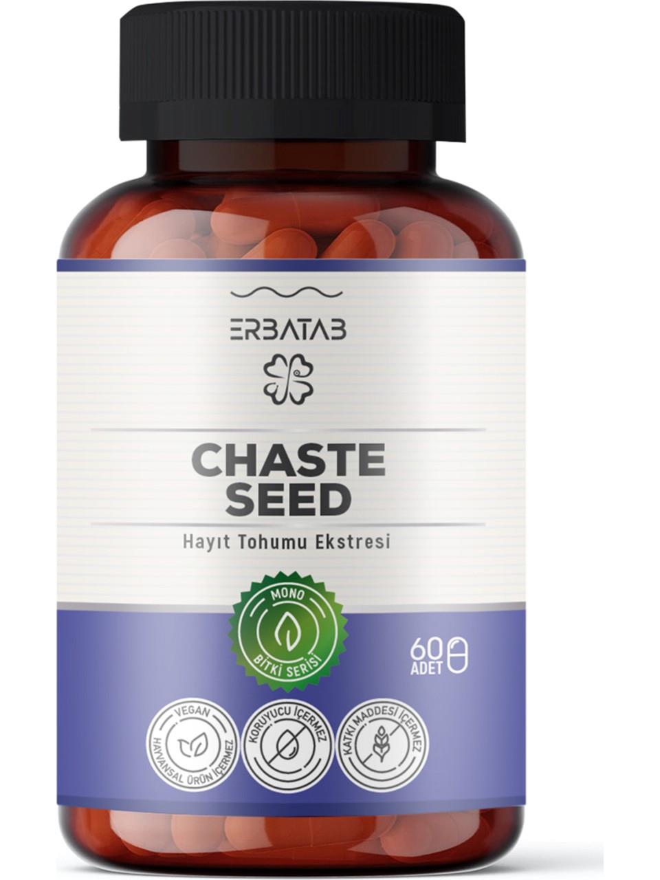 Erbatab Chaste Seed Hayıt Ekstresi 60 Kapsül-Erbatab