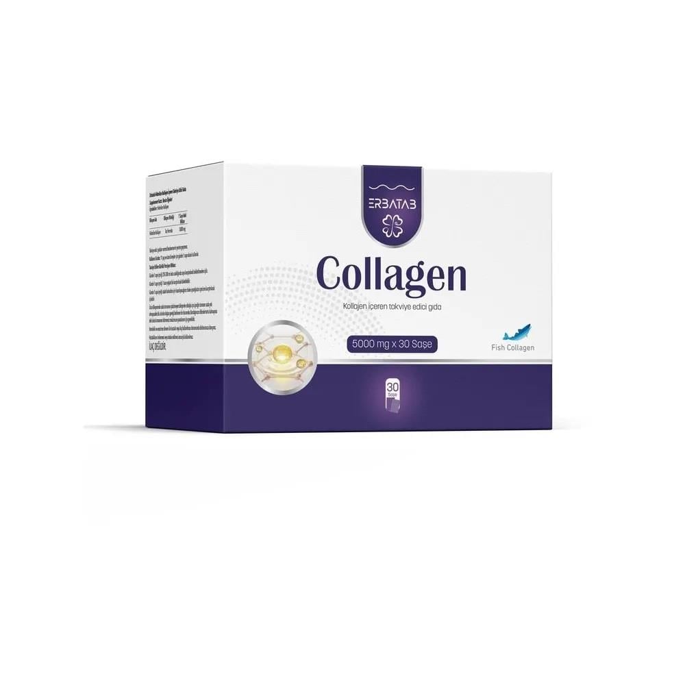 Erbatab Hidrolize Kollajen 5000 mg 30 Saşe-Erbatab