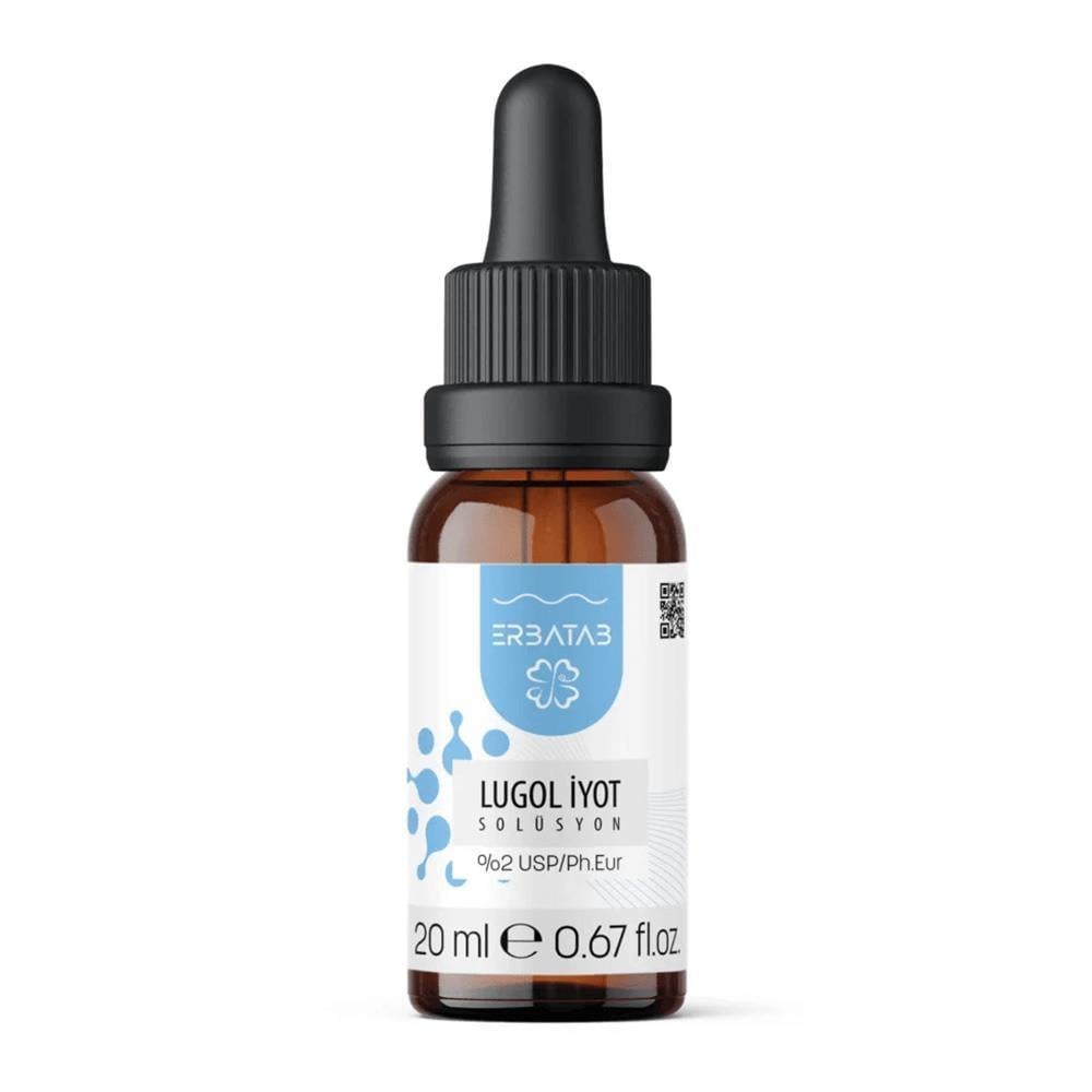 Erbatab Lugol İyot %2 20 ml-Erbatab