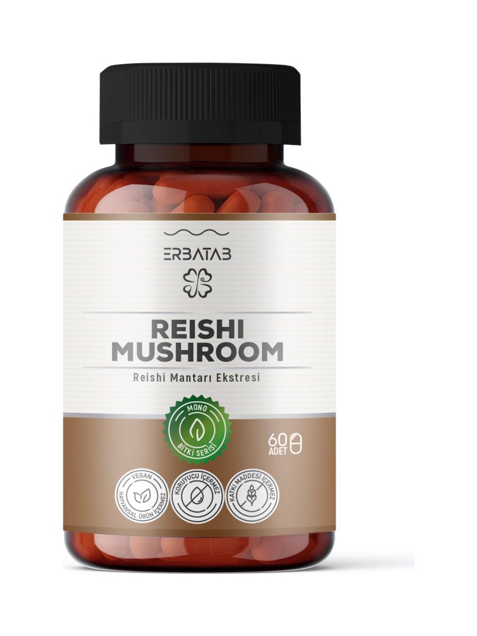 Erbatab Reishi Mantarı Ekstresi 60 Kapsül-Erbatab