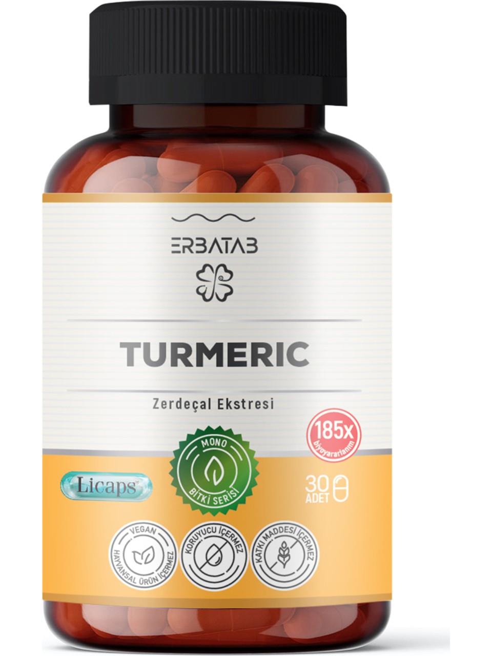 Erbatab Turmeric 30 Kapsül-Erbatab
