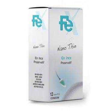 Fe Ultra Thin Süper İnce Prezervatif 12'li-Fe