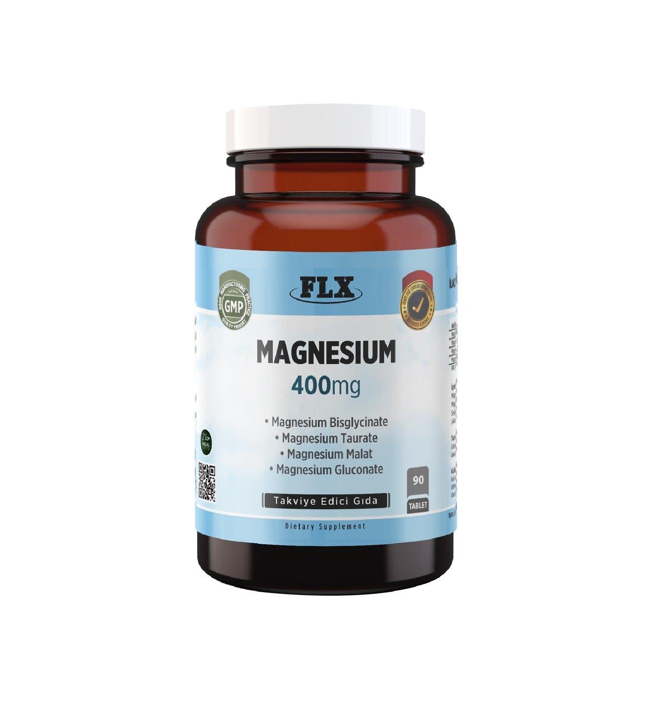 FLX Magnezyum Bisglisinat Malat Taurat Glukonat 90 Tablet-FLX