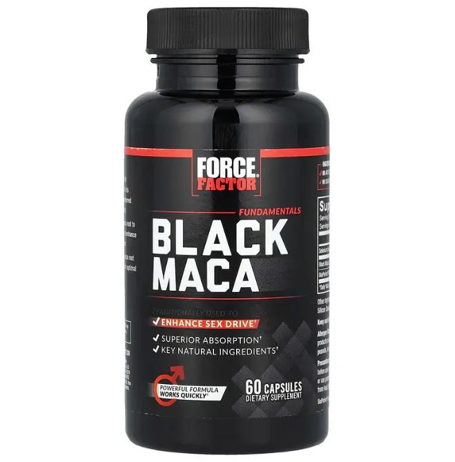 Force Factor Black Maca 60 Capsules-Force Factor