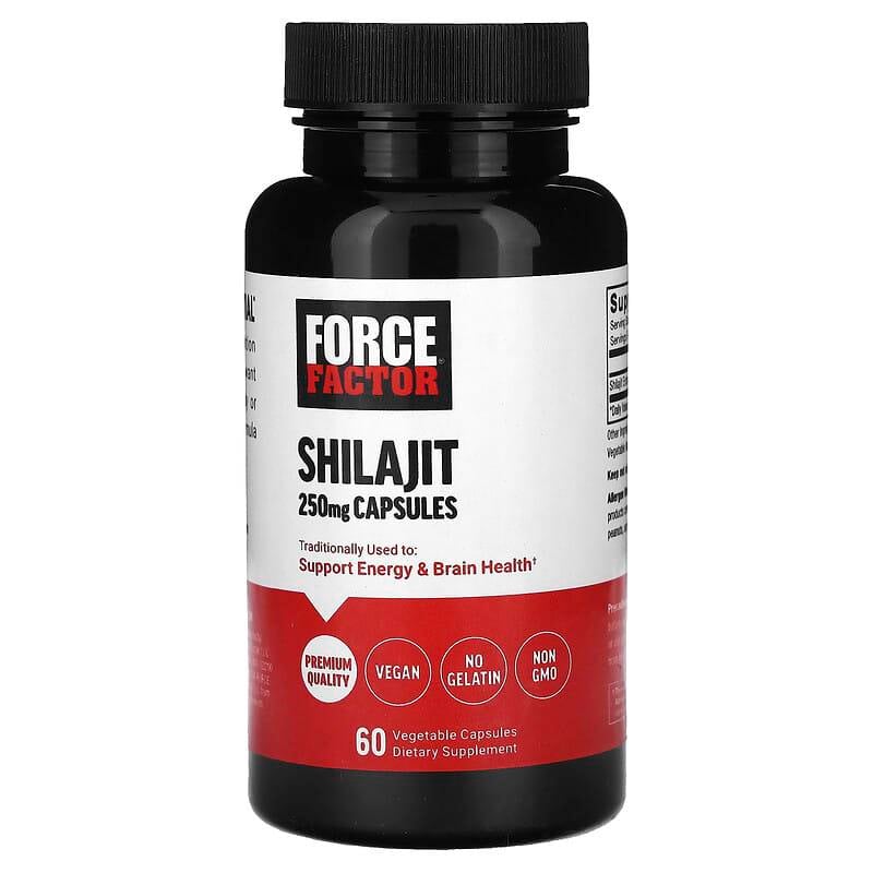 Force Factor Shilajit 60 Kapsül-Force Factor