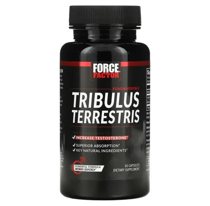 Force Factor Tribulus Terrestris Testosterone Booster 60 Capsules-Force Factor