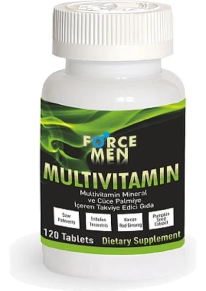 Force Nutrition Men Multivitamin Mineral ve Saw Palmetto 632 mg 120 Tablet-FORCE NUTRITION