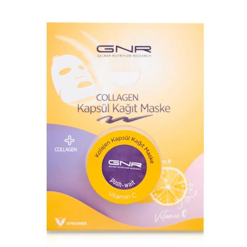 GNR Collagen Vitamin C Kapsül Kağıt Maske-GNR COLLAGEN