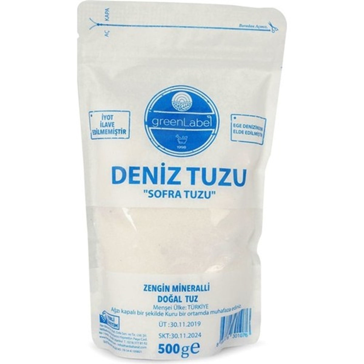 Green Label Deniz Tuzu 500 gr