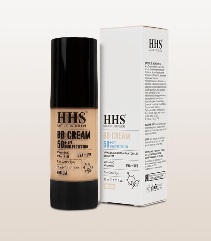 HHS BB Krem Güneş Filtreli SPF50+ 30 ml-HHS