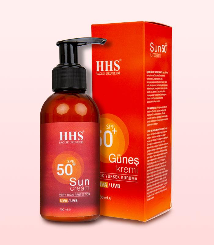 HHS Bitkisel Güneş Kremi SPF50 150 ml-HHS
