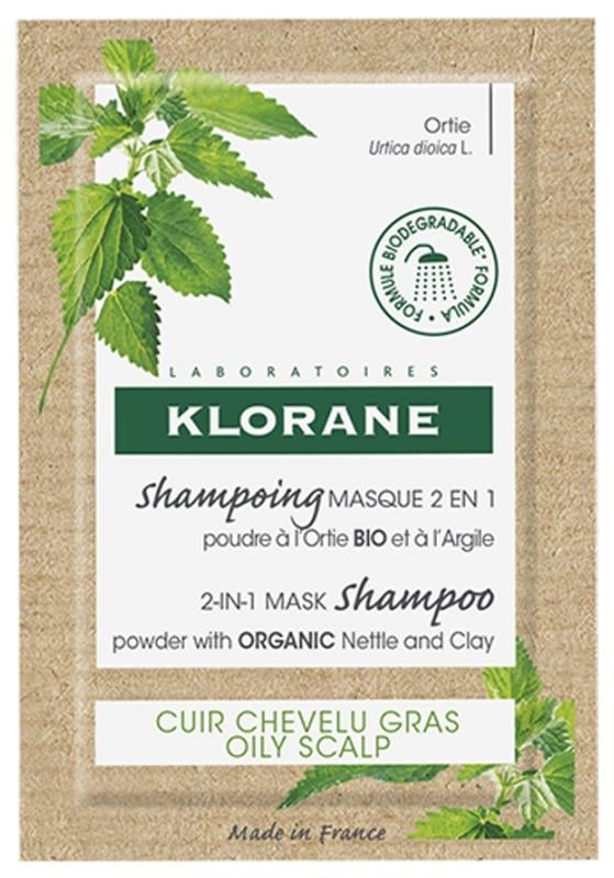 Klorane Isırgan Otu 2'si 1 Arada Maske Şampuan 3 gr 8'li-Klorane