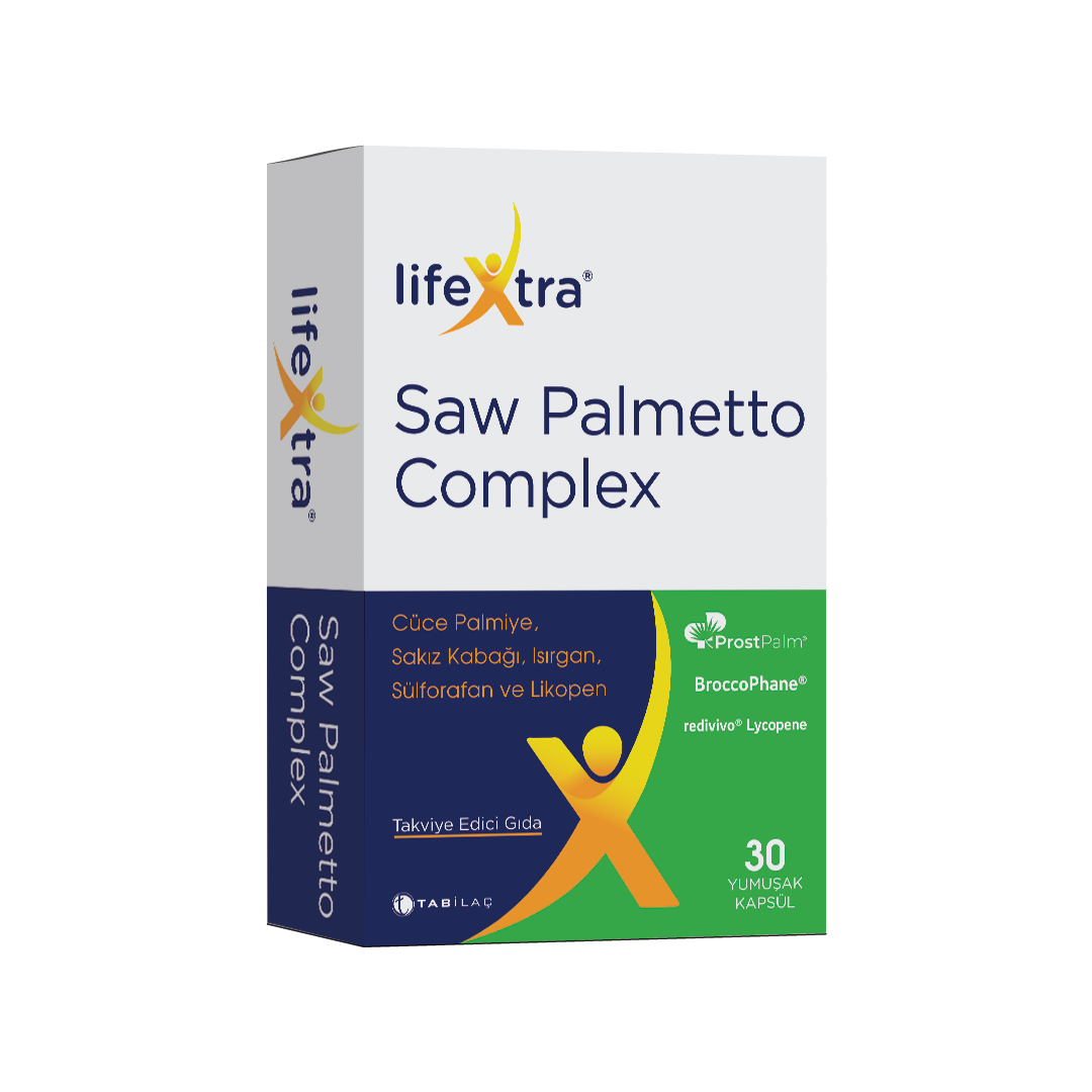 Lifextra Saw Palmetto Complex 30 Yumuşak Kapsül-LİFEXTRA