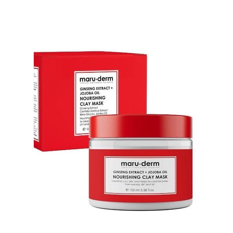 Maruderm Ginseng Özü Jojoba Yağı Besleyici Kil Maskesi 100 ml-Maruderm