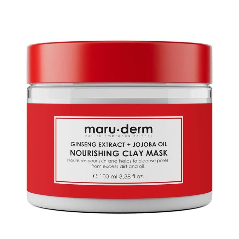 Maruderm Ginseng Özü Jojoba Yağı Besleyici Kil Maskesi 100 ml-Maruderm