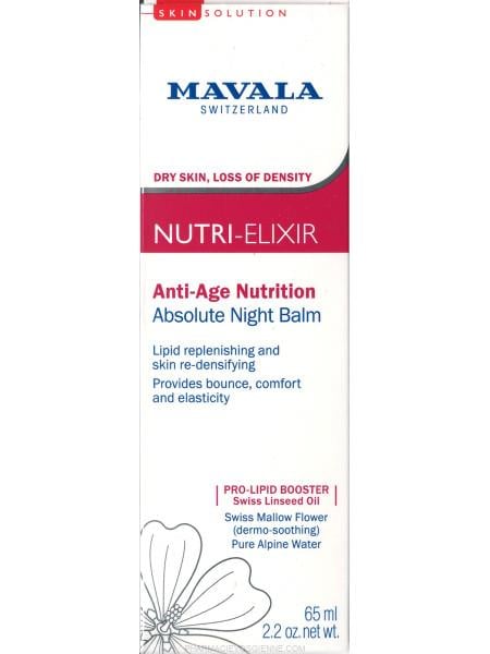 Mavala Nutri-Elixir Anti-Age Absolute Night Balm 65 ml-Mavala