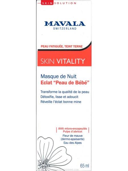 Mavala Skin Vitality Bebek Cildi Işıltısı Uyku Maskesi 65 ml-Mavala