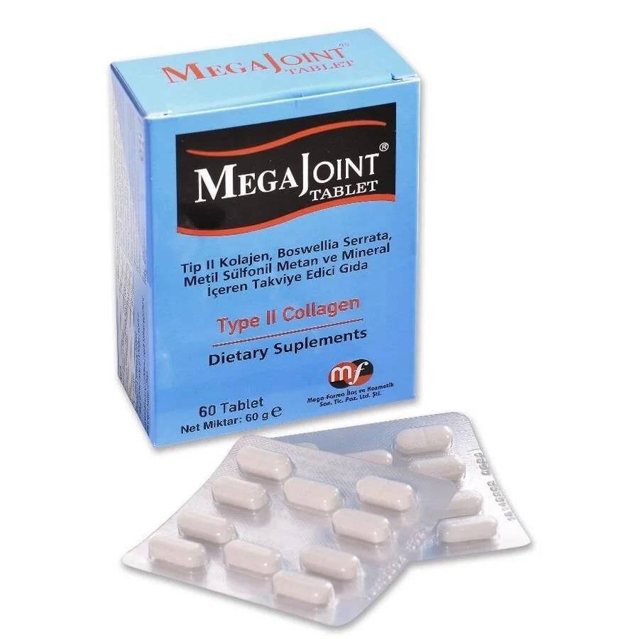 Mega farma Mega Joınt Tip II Kolajen 60 Tablet-Mega Farma