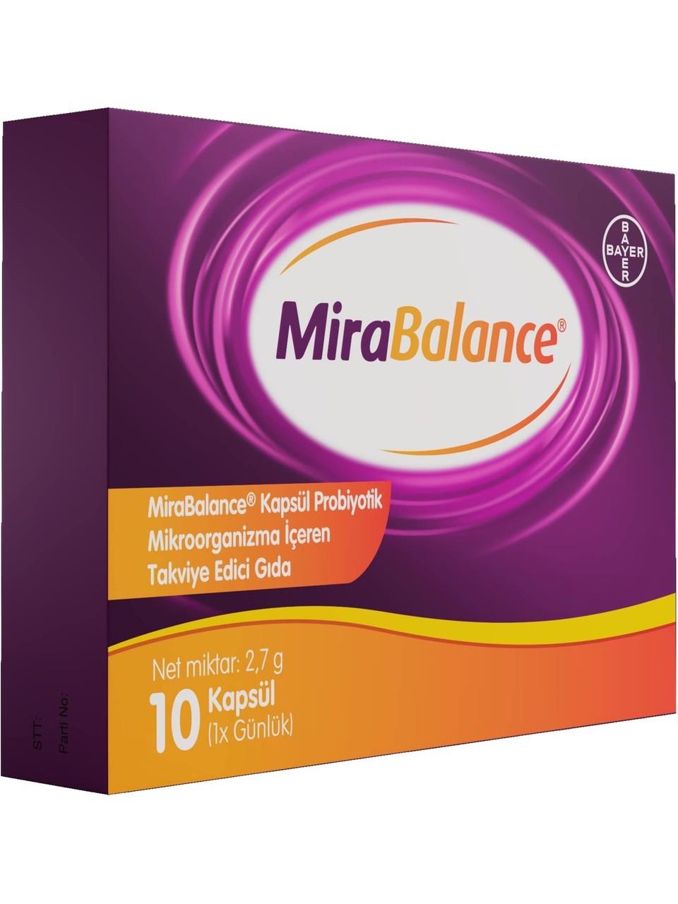 Mirabalance Probiyotik 10 Kapsül-Mirabalance