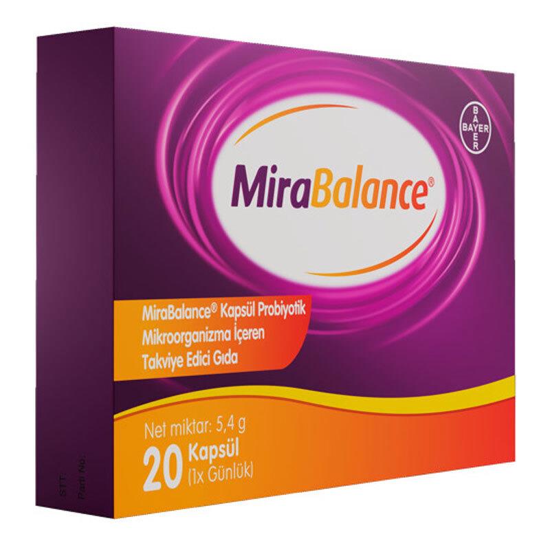 Mirabalance Probiyotik 20 Kapsül-Mirabalance