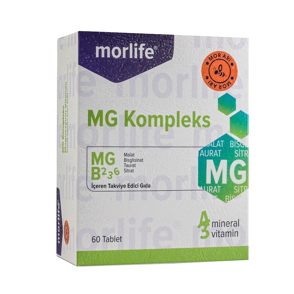 Mor Life Magnezyum Kompleks 60 Tablet-Morlife