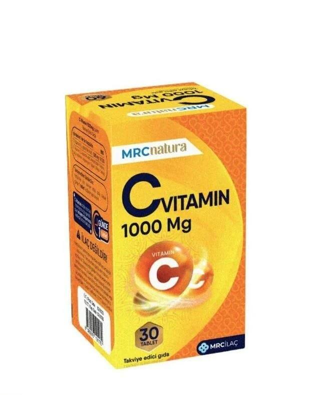 Mrc Natura C Vitamin 1000 mg 30 Tablet-MRC Natura