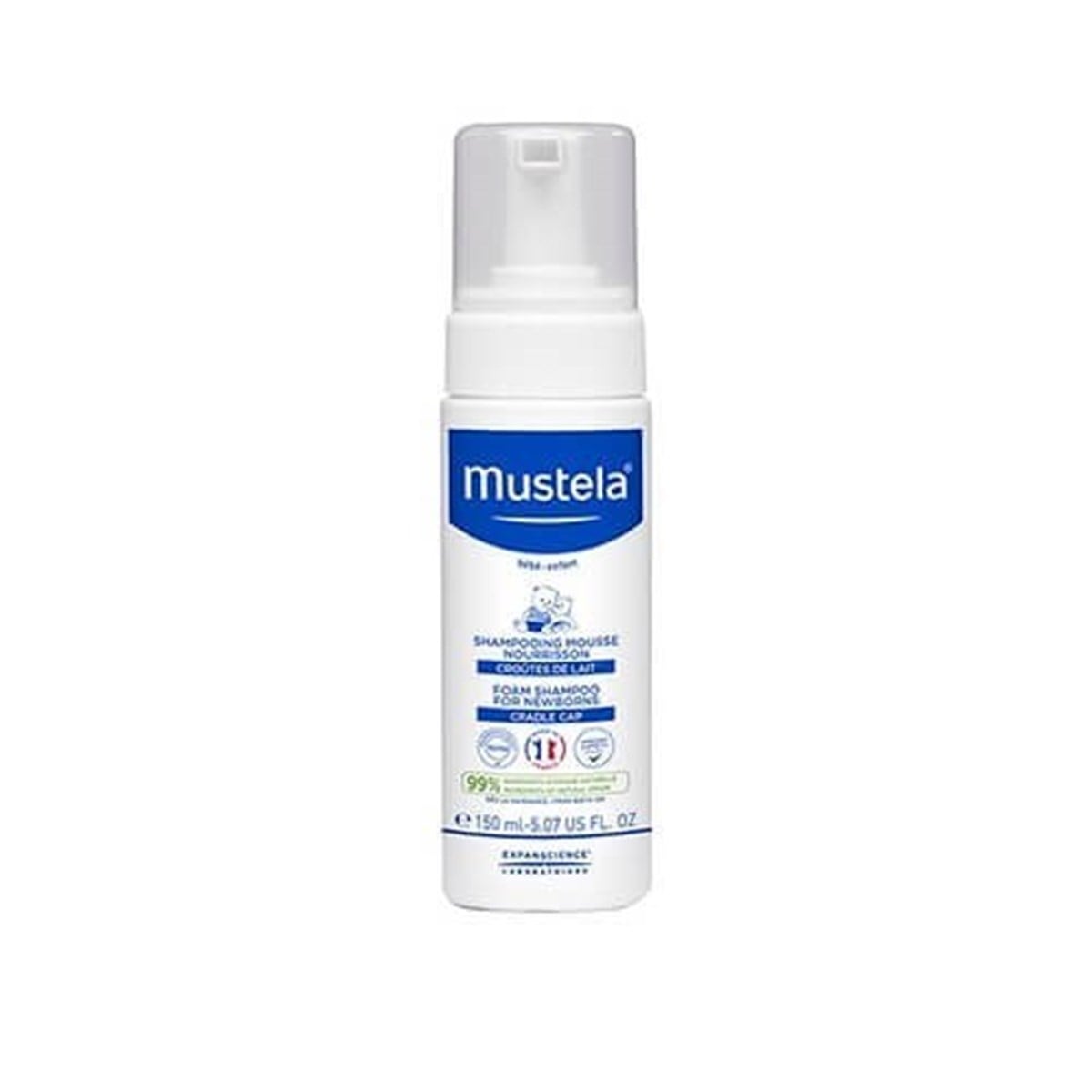 Mustela Foam Shampoo For Newborns 150Ml
