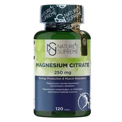 Nature's Supreme Magnesium Citrate 250 mg 120 Tablet-Nature's Supreme