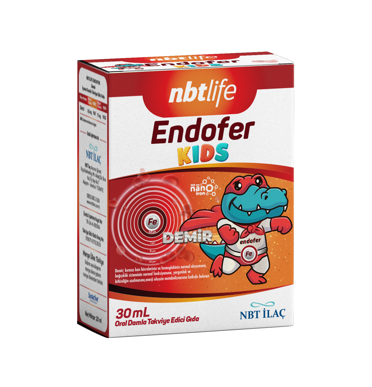 NBT Life Endofer Kids Demir Damla 30 ml-Nbt ilaç