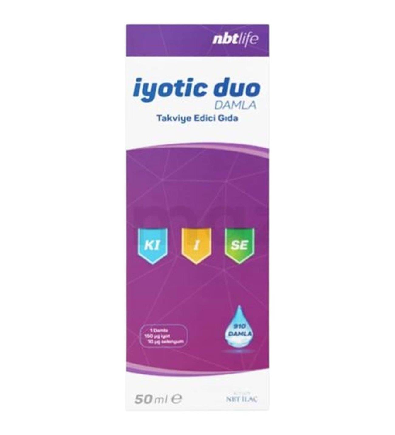 NbtLife İyotic Duo 50 ml Damla-Nbt ilaç