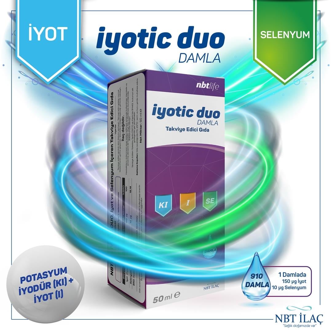 NbtLife İyotic Duo 50 ml Damla-Nbt ilaç