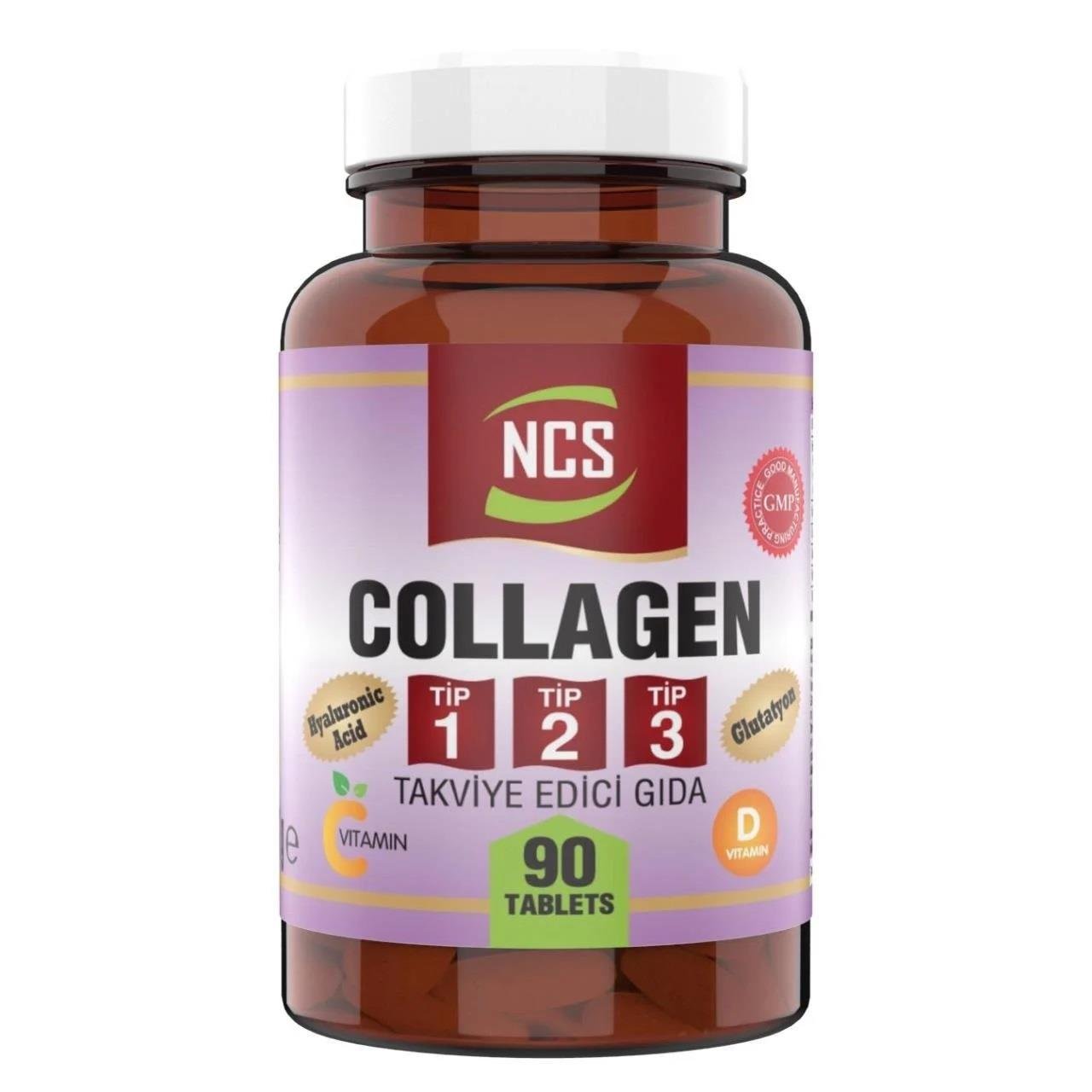 Ncs Collagen Tip 1-2-3 Hyaluronik Asit Glutatyon 90 Tablet-NCS