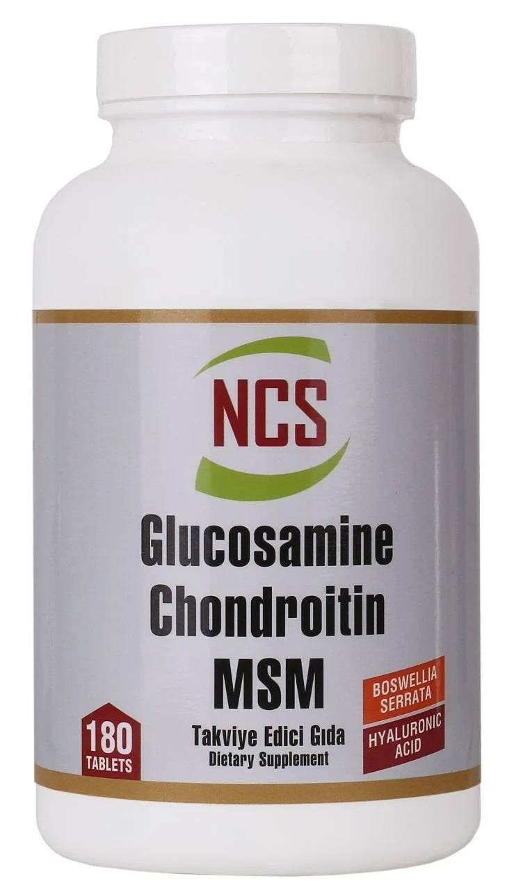 Ncs Glucosamine Chondroitin Msm Hyaluronic Acid Boswellia Serrata 180 Tablet-NCS