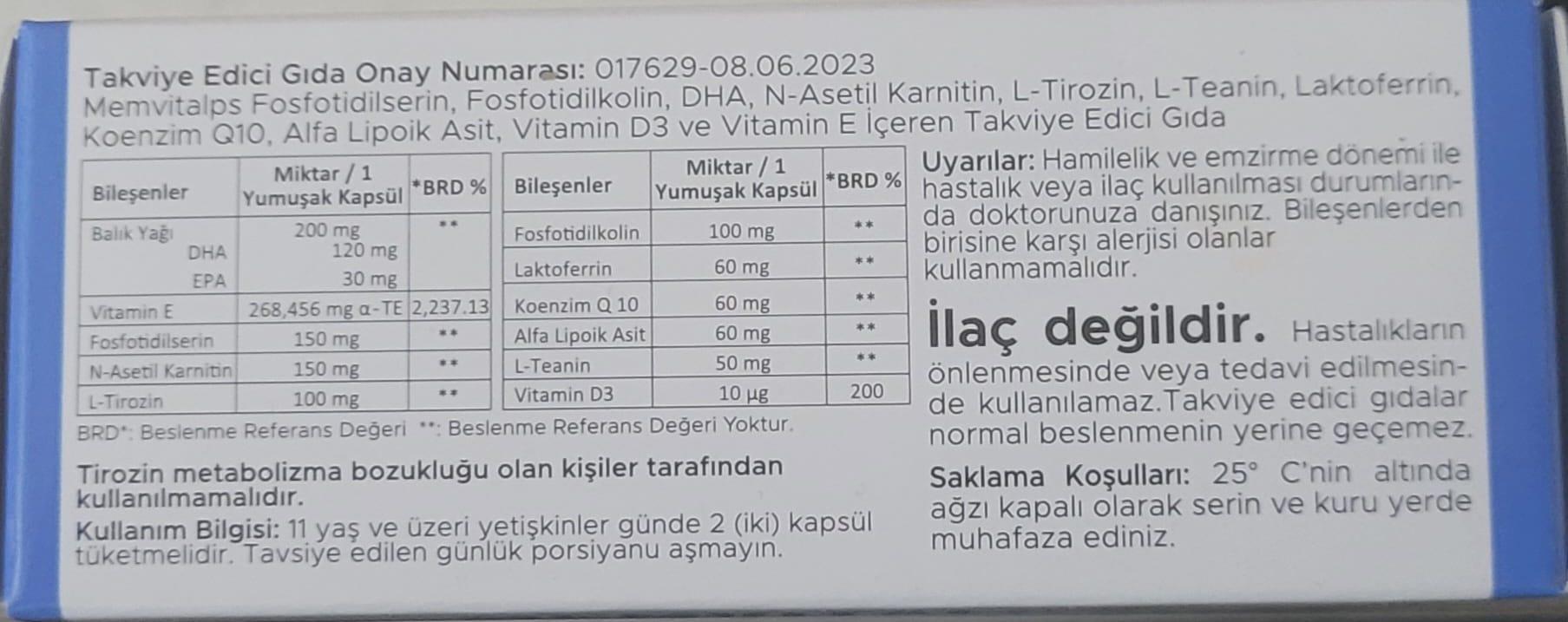 NEMVITALPS 30 Softgel Kapsül-ALCHERALİFE
