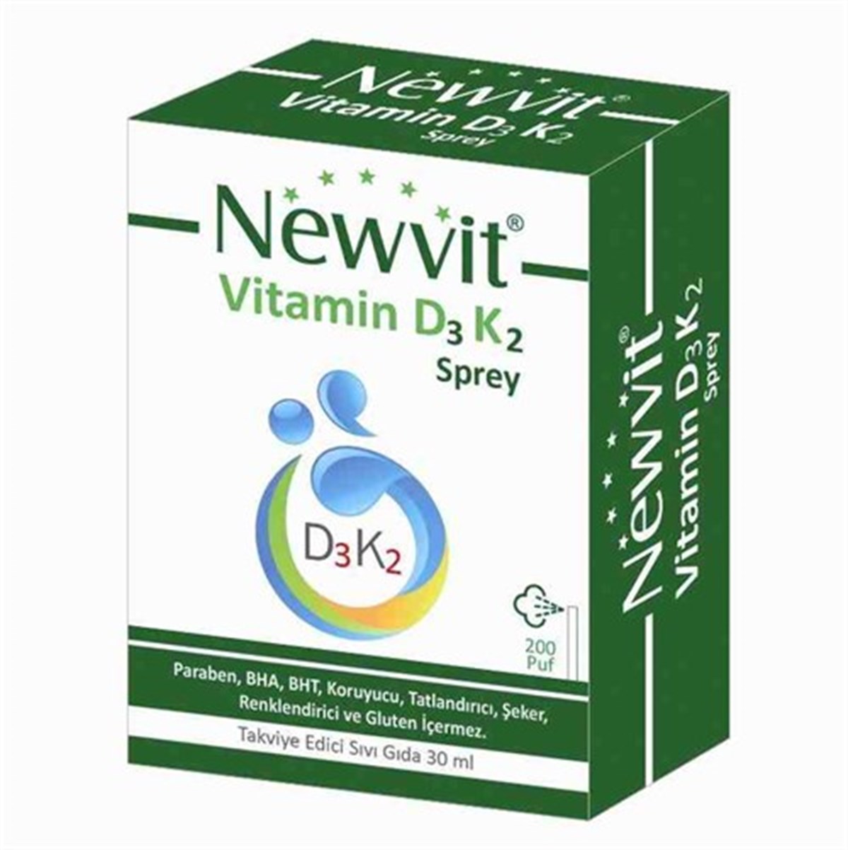 Newvit Vitamin D3K2 Sprey 30 ml