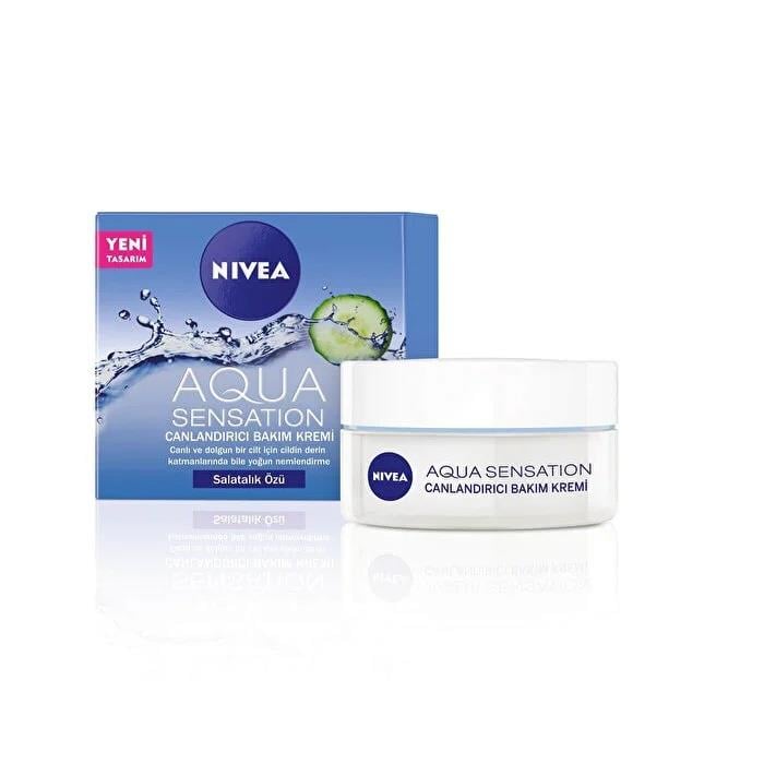 Nivea Aqua Sensation Bakım Kremi Canlandırıcı 50 ml-Nivea