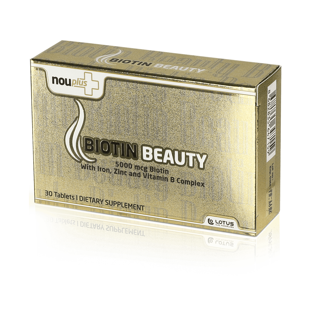 Nouplus Biotin Beauty 5000 mcg 30 Tablet-Nouplus