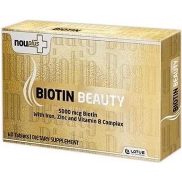 Nouplus Biotin Beauty 5000 mcg 60 Tablet-Nouplus