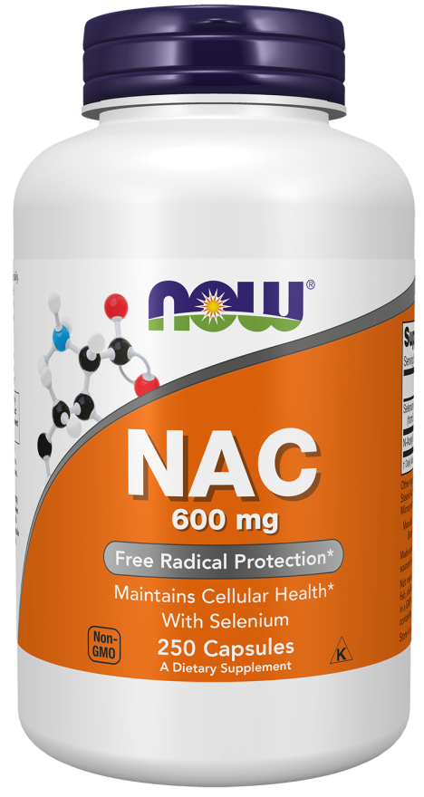 Now Foods Nac 600 mg 250 Tablet-NOW FOODS