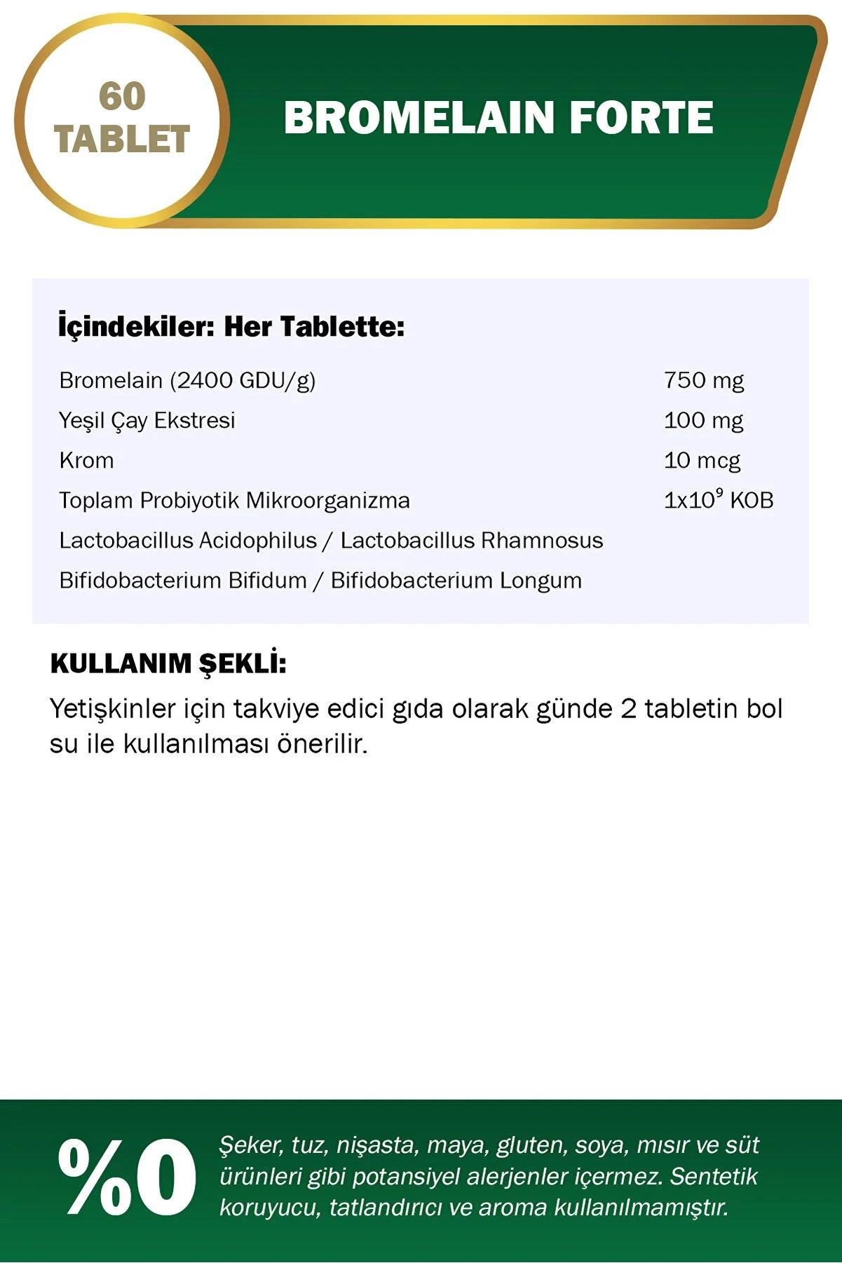 Nutraxin Bromelain Forte 750 mg 60 Tb-Nutraxin