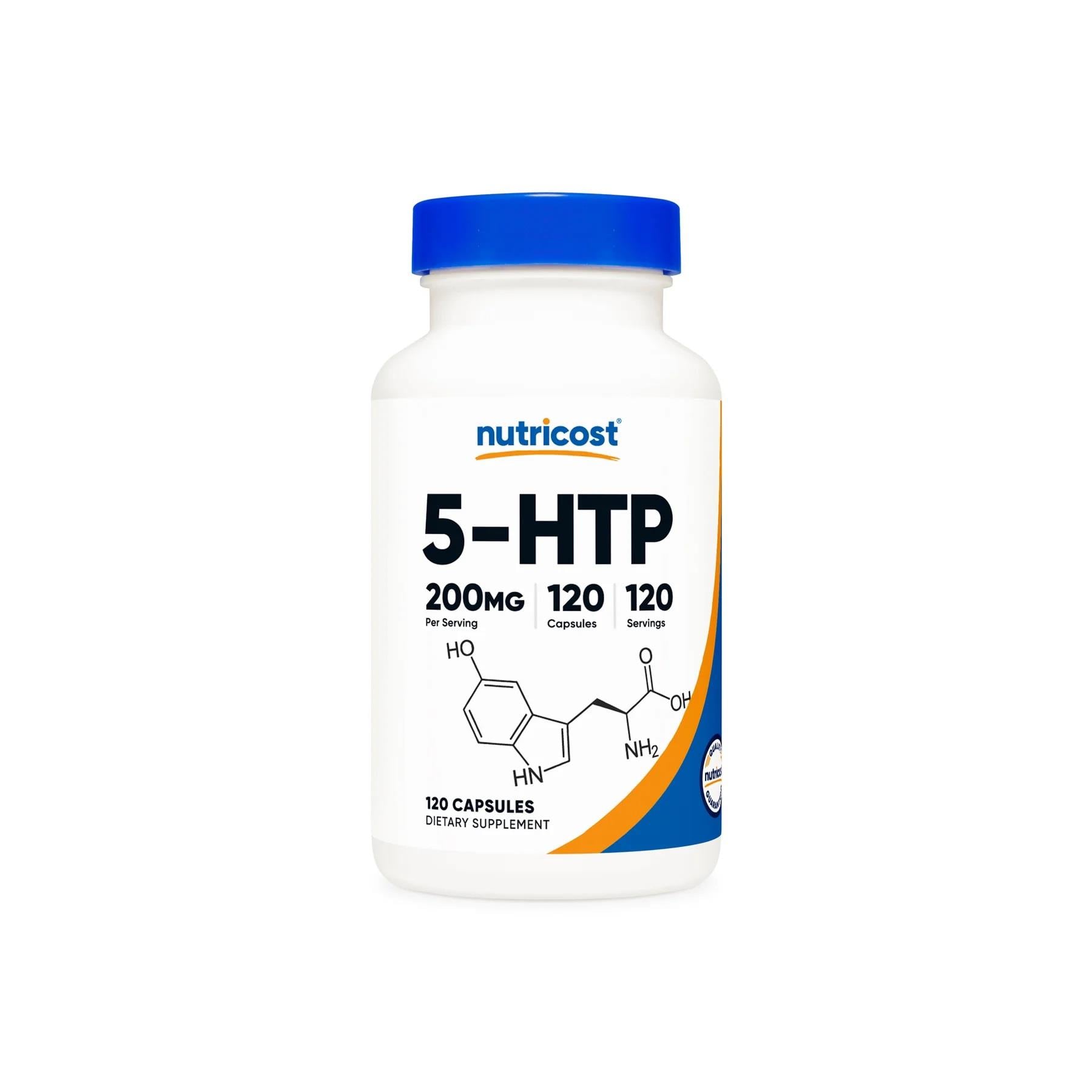 Nutricost 5-Htp 200 mg 120 Capsules-Nutricost