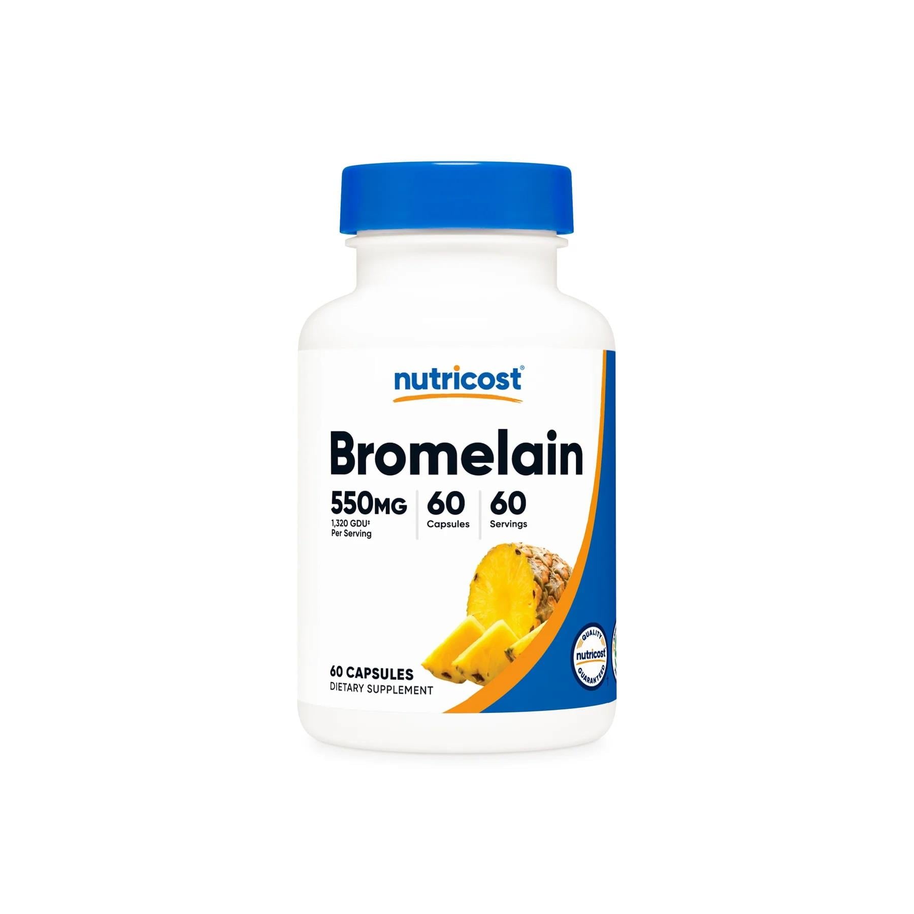 Nutricost Bromelain 550 mg 60 Capsules-Nutricost