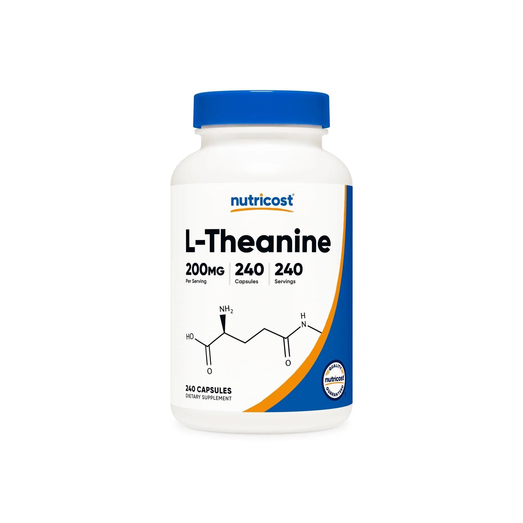Nutricost L-Theanine Brain & Cognitive Double Strength 200 mg 240 Kapsül-Nutricost