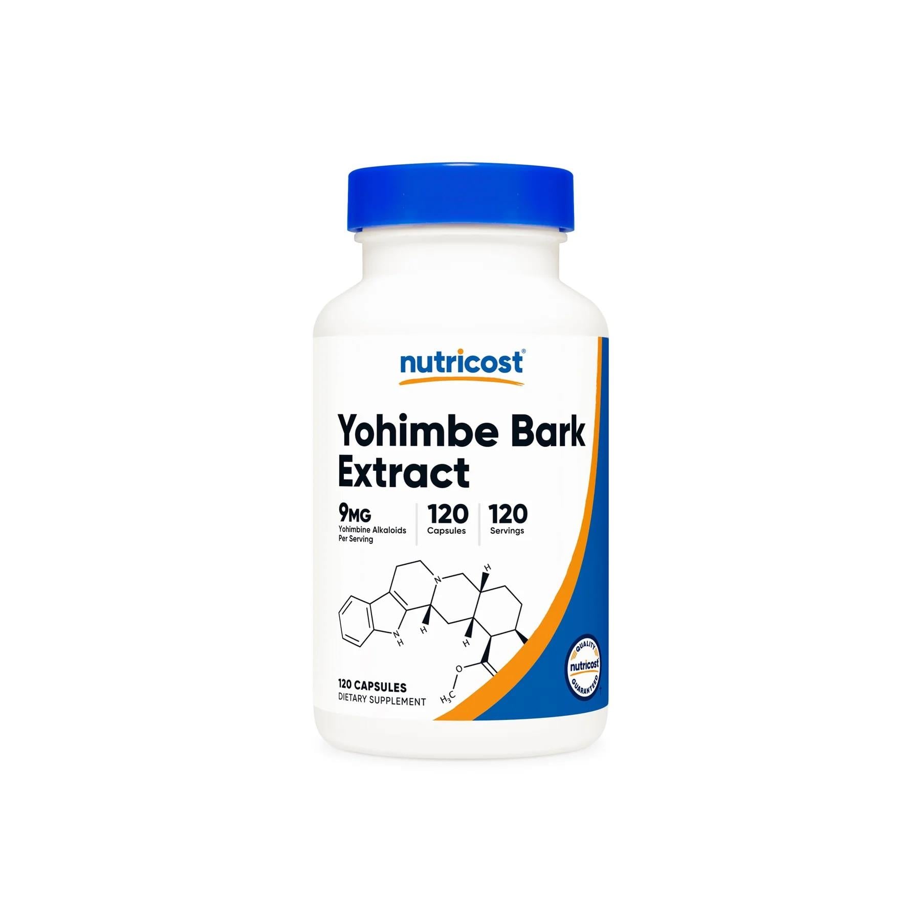 Nutricost Yohimbe Bark Extract 9 mg 120 Capsules-Nutricost