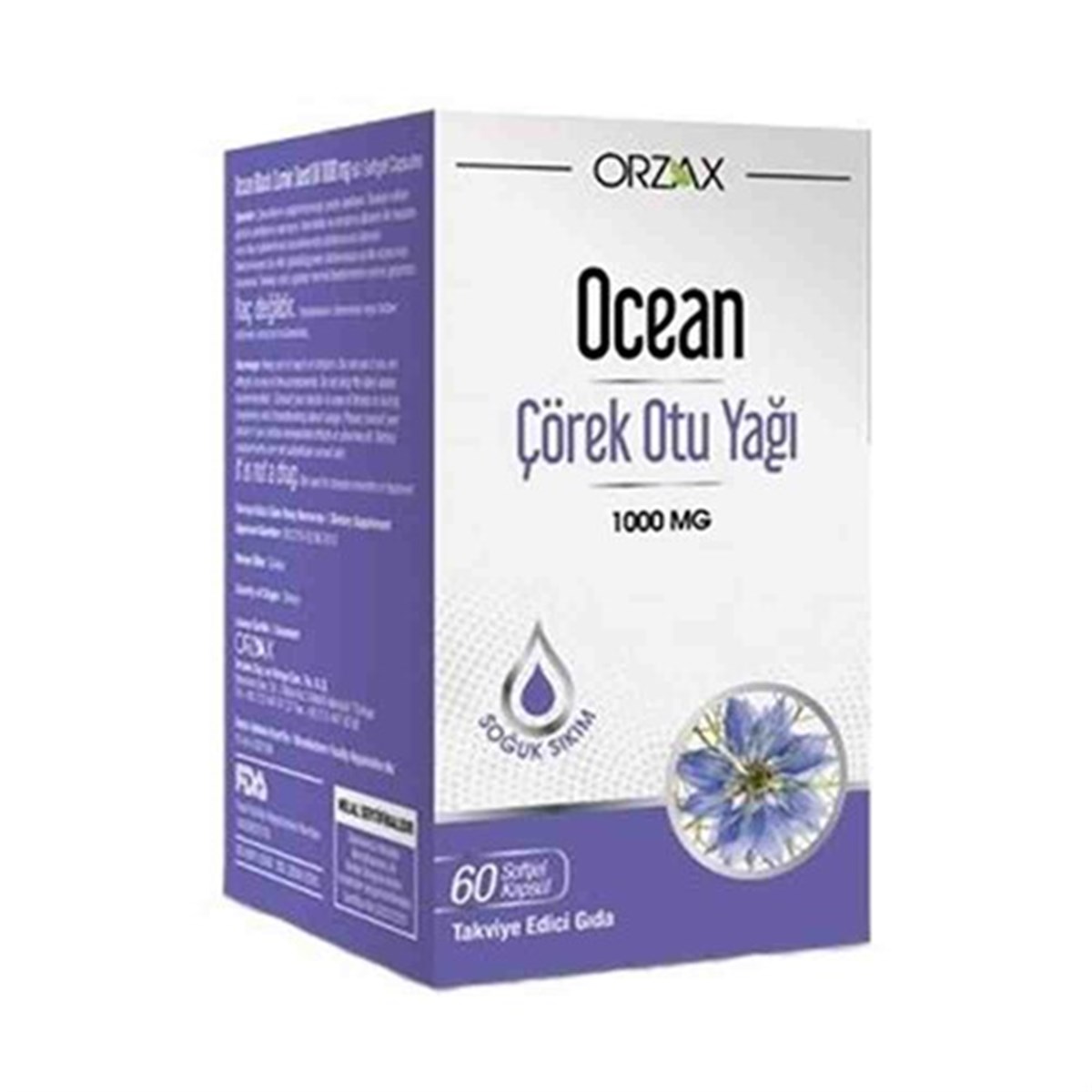 Ocean Çörek Otu Yağı 100 Mg 60 Kapsül